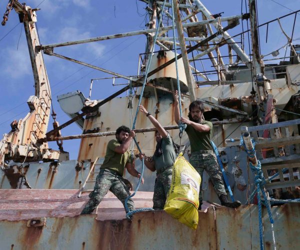 Philippine supply ship evades Chinese vessel
