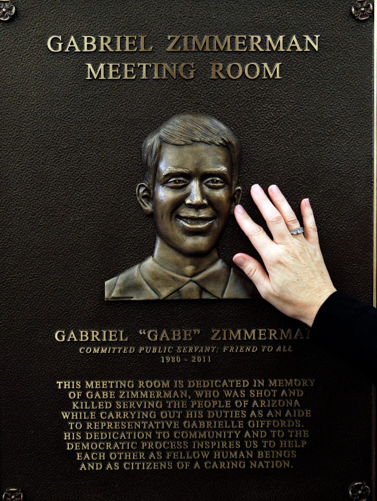 Capitol room dedicated to slain Giffords staffer