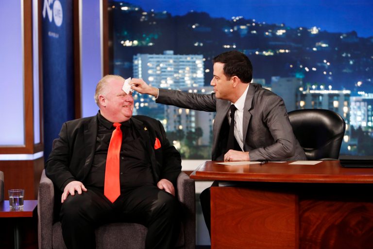 Toronto mayor laughs off Kimmel’s idea to get help