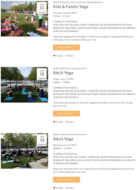 Hillary Clinton Campaign Relaunch Rally Boots Kids and Adult Yoga Classes