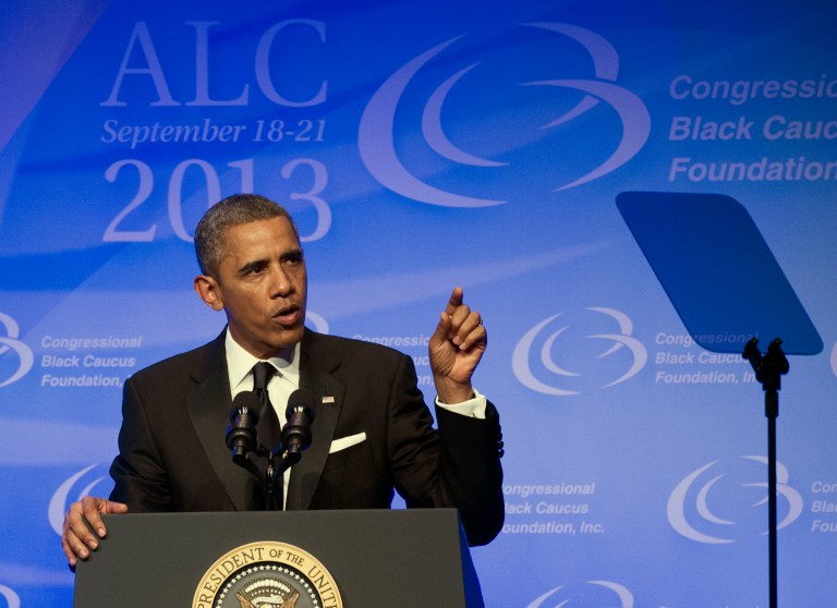 Obama urges people to push stalled gun legislation