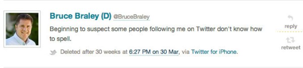 Bruce Braley has difficulty spelling terms used regularly in the state he wishes to represent in the Senate