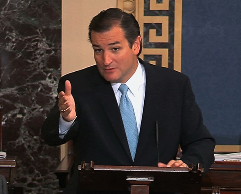 Cruz vows to speak till he can’t against Obamacare