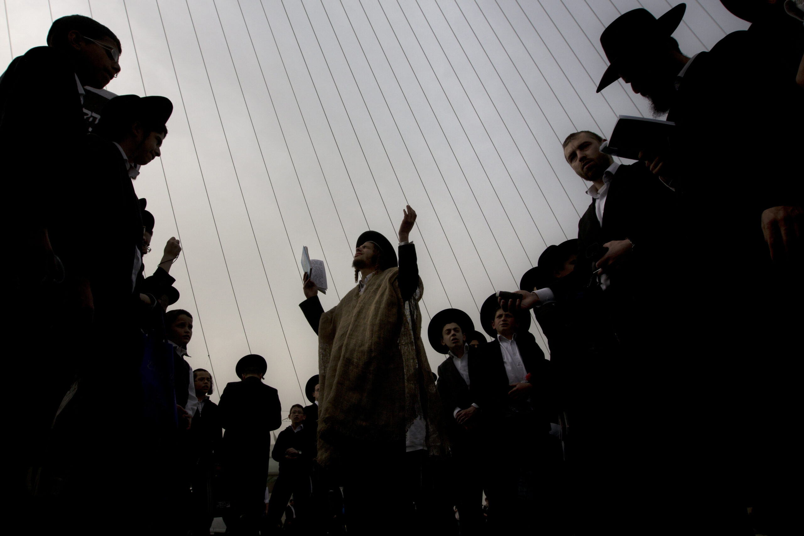 Ultra-Orthodox rally in Israel against draft bill