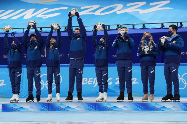 Team USA gets Olympic gold in figure skating two years late after Russian skater disqualified