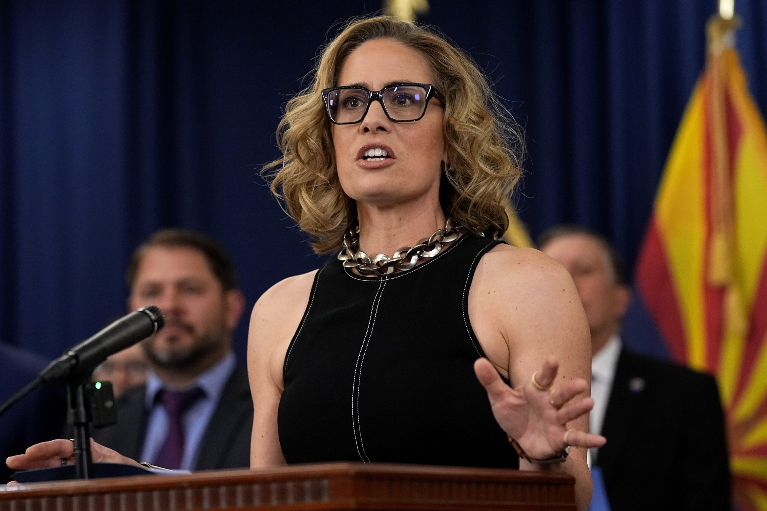 Kyrsten Sinema challengers Lake and Gallego more than triple her fundraising numbers
