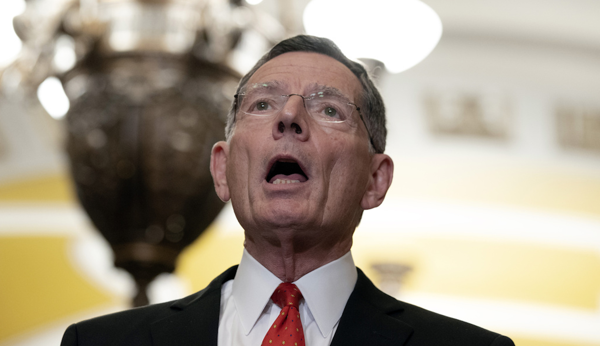 Barrasso convening GOP conference meeting as border deal threatens party unity
