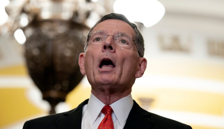 Barrasso convening GOP conference meeting as border deal threatens party unity