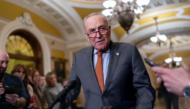 Schumer urges patience as Senate border talks stall