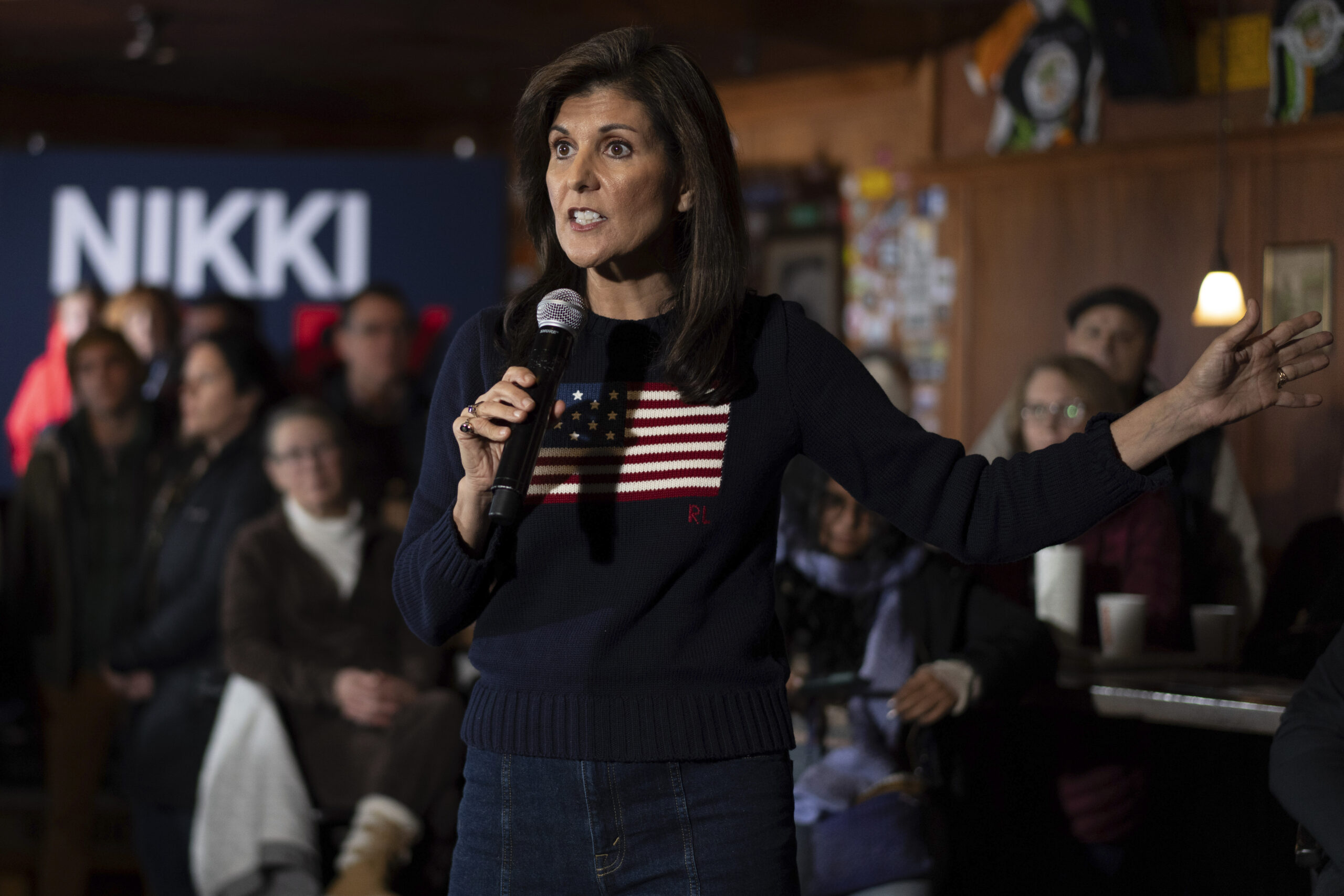 Haley distinguishes herself from Trump after Iowa school shooting