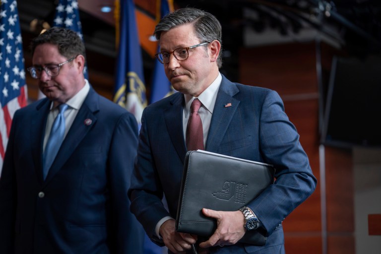 Mike Johnson calls for federal employees who participate in pro-Palestinian walkout to be fired