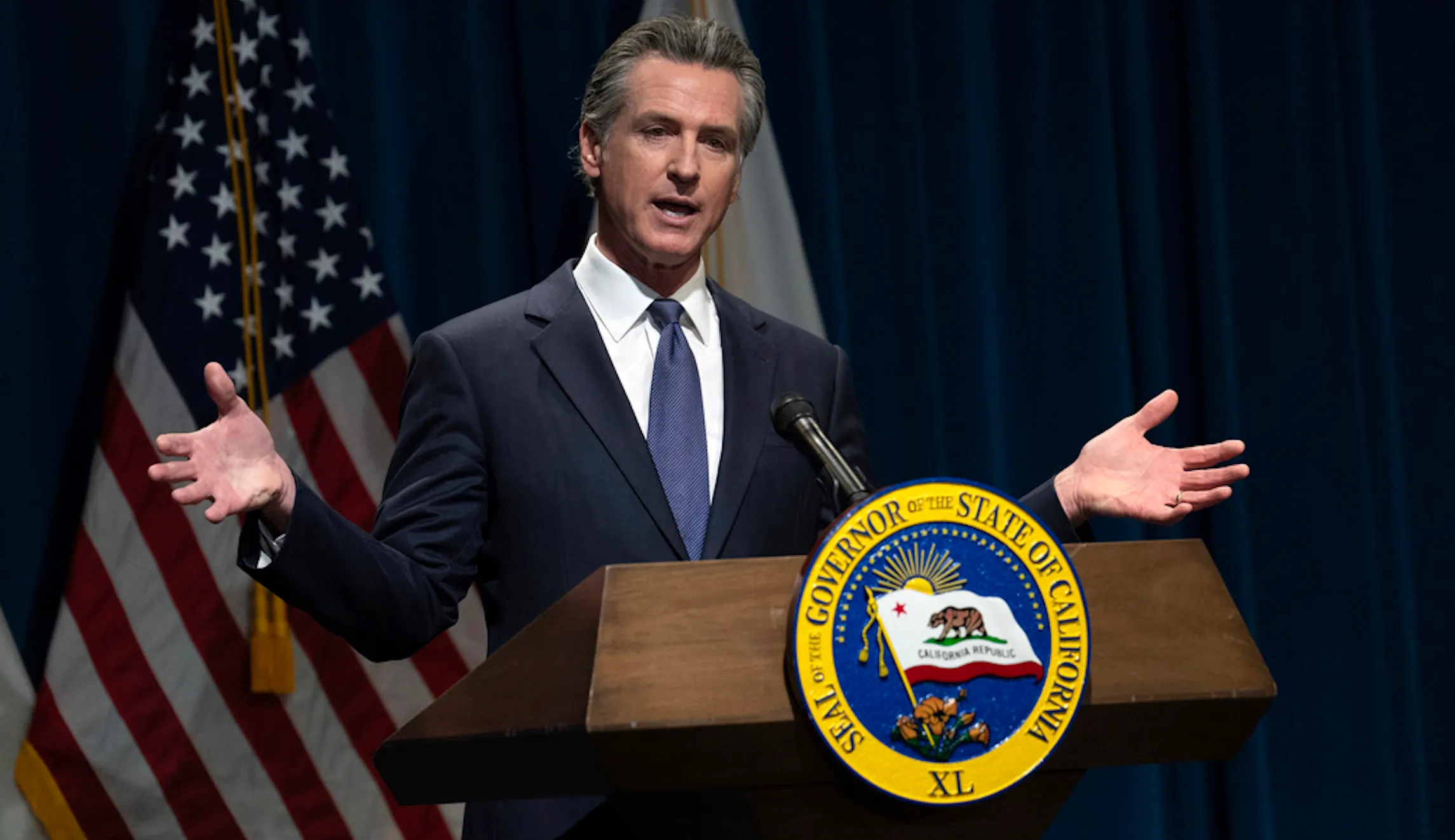 Three times Gavin Newsom defied Democrats in California