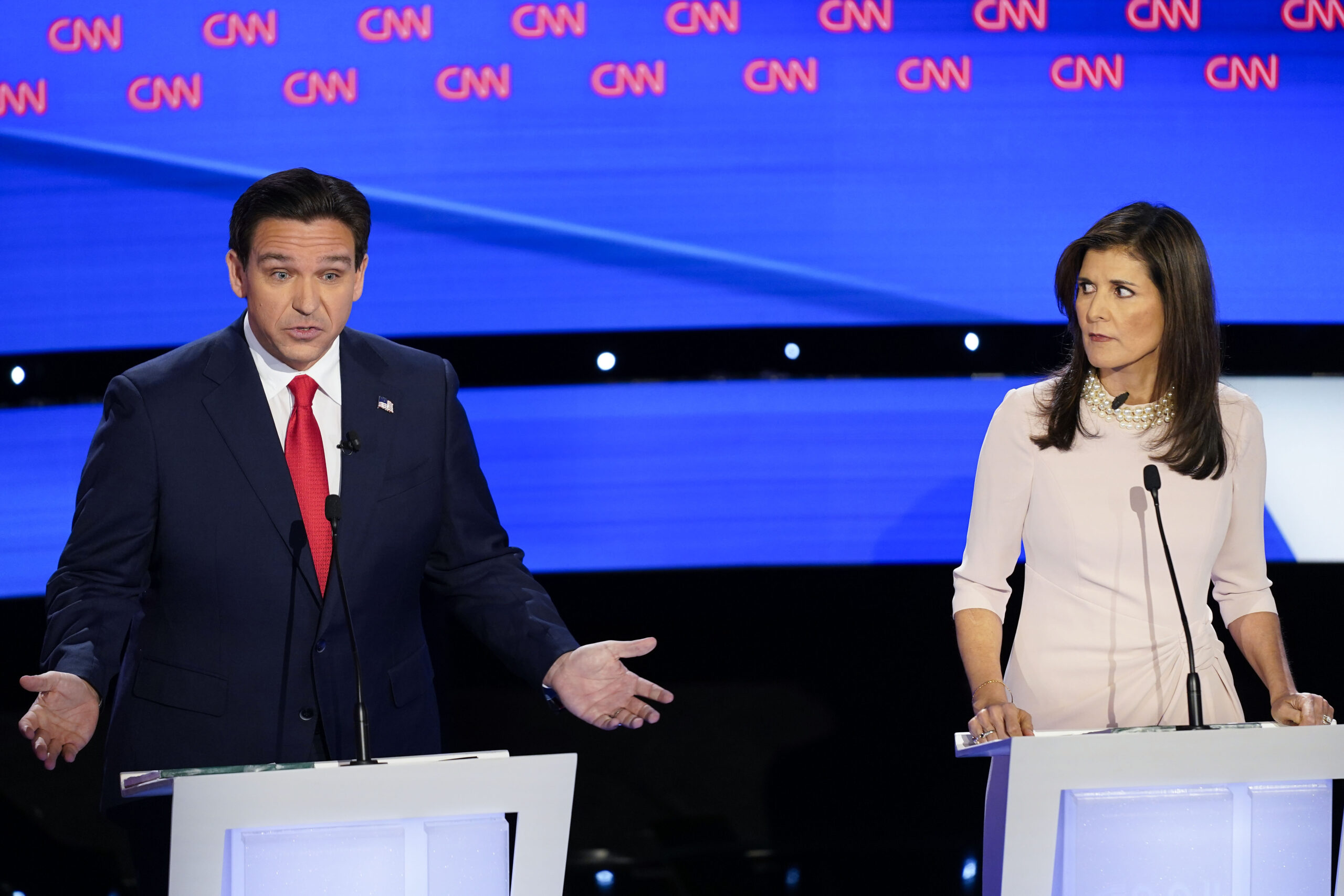 Republican debate: Haley plugs ‘DeSantis Lies’ website during Iowa faceoff