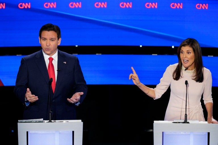 Republican debate: Haley and DeSantis tangle over abortion stances Republican debate: Haley and DeSantis tangle over abortion stances
