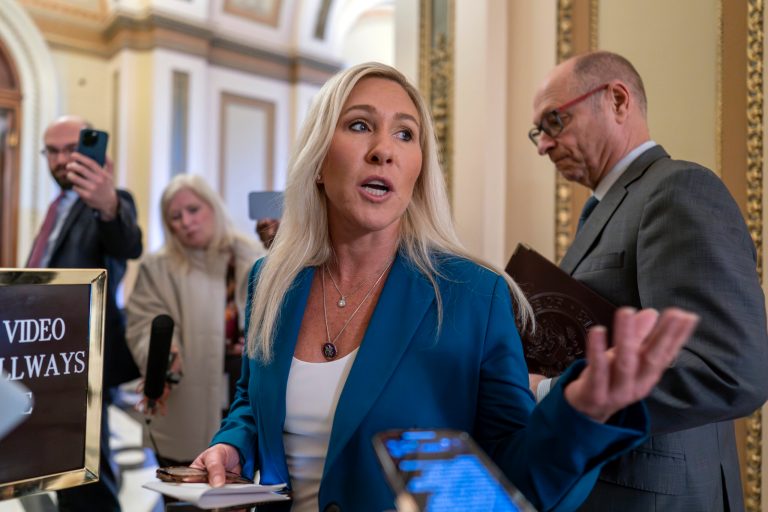 MTG threatens new round of speaker chaos if Johnson cuts deal with Democrats on Ukraine