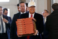 Trump beats Ron DeSantis in Iowa 30 minutes after the doors close