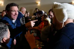 Ron DeSantis clinches second-place finish in Iowa caucuses after Trump domination