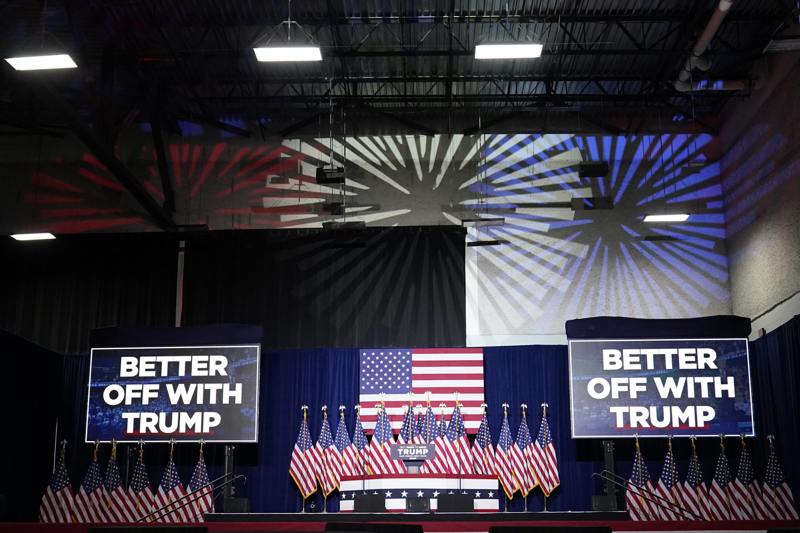 Eric Trump stumps for his father as voters cast ballots in Iowa caucuses