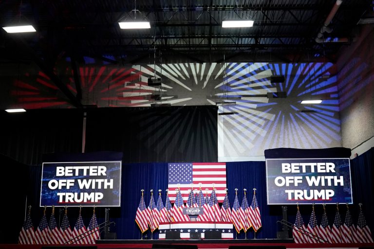 Eric Trump stumps for his father as voters cast ballots in Iowa caucuses