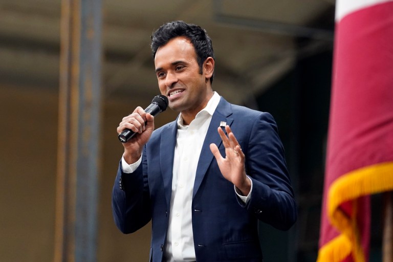 Vivek Ramaswamy’s parting shot to Nikki Haley