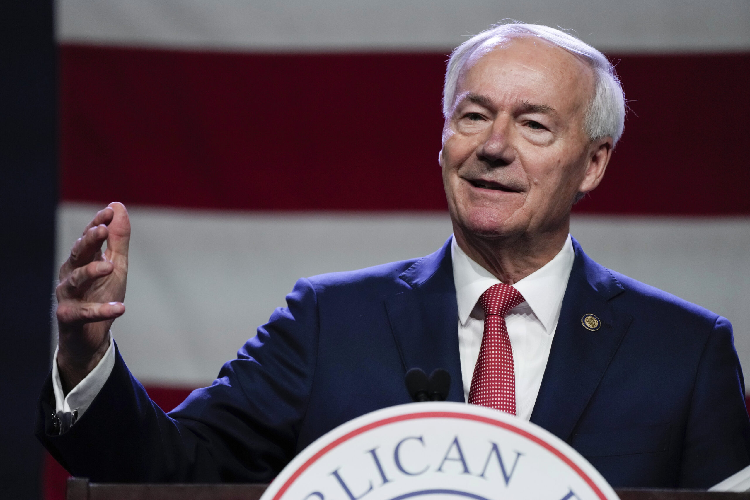 Asa Hutchinson joins other Republicans by appearing at DNC