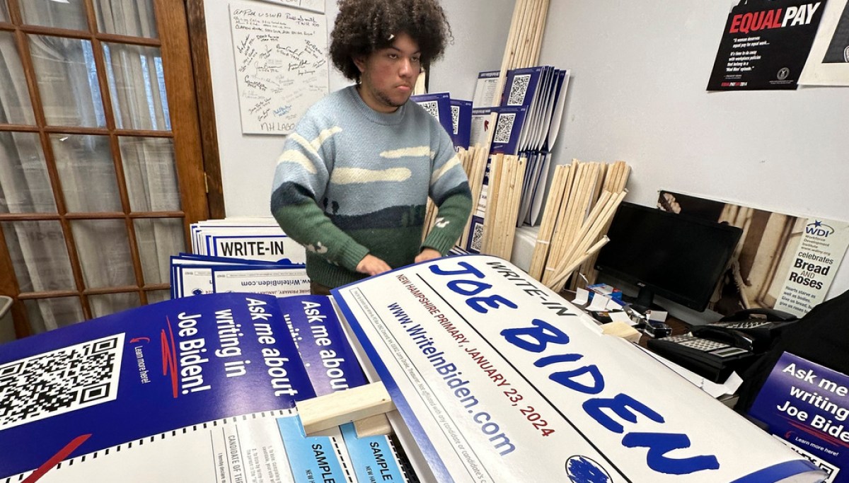 Democrats in New Hampshire befuddled by Biden write-in campaign born ...