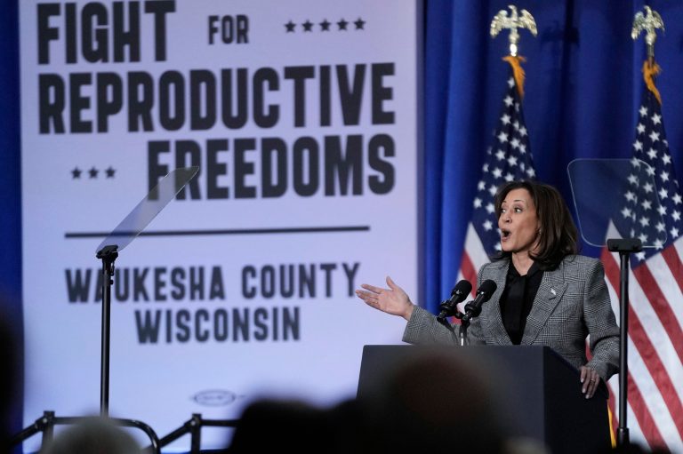 Harris goes toe to toe with Trump over abortion on anniversary of Roe