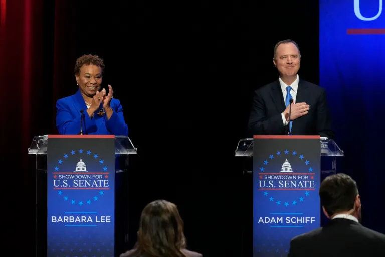 California Senate hopefuls spar over Israel’s war in Gaza at first 2024 debate