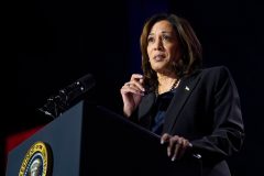 Harris suggests administration’s popularity would improve if she and Biden took more credit