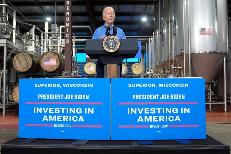 Biden travels to Wisconsin, promising $5 billion in infrastructure projects