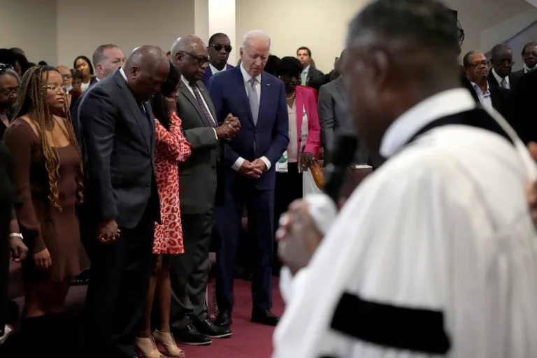 Biden channels the ‘power of faith’ to court black voters critical to his 2024 reelection