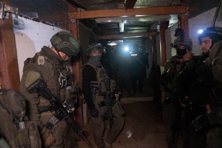 Israeli forces confirm that it began flooding Hamas tunnels