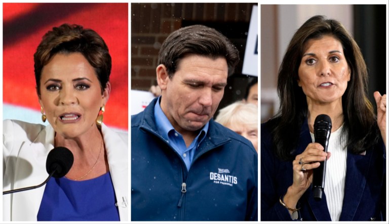 Kari Lake, Ron DeSantis, Nikki Haley