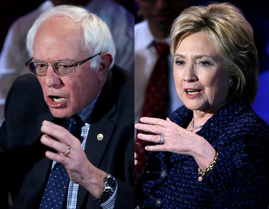 Clinton, Sanders spar on Sunday shows