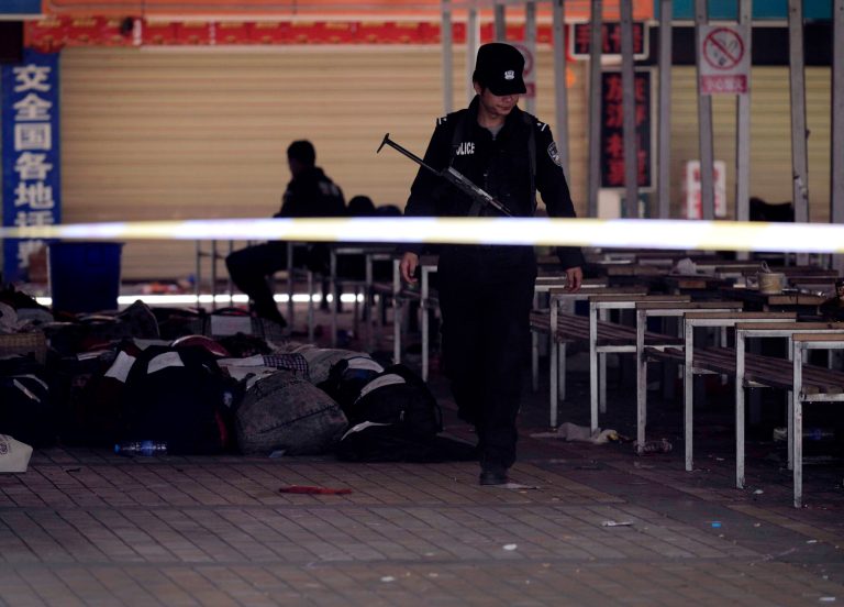 China blames separatists for knife attack; 33 dead