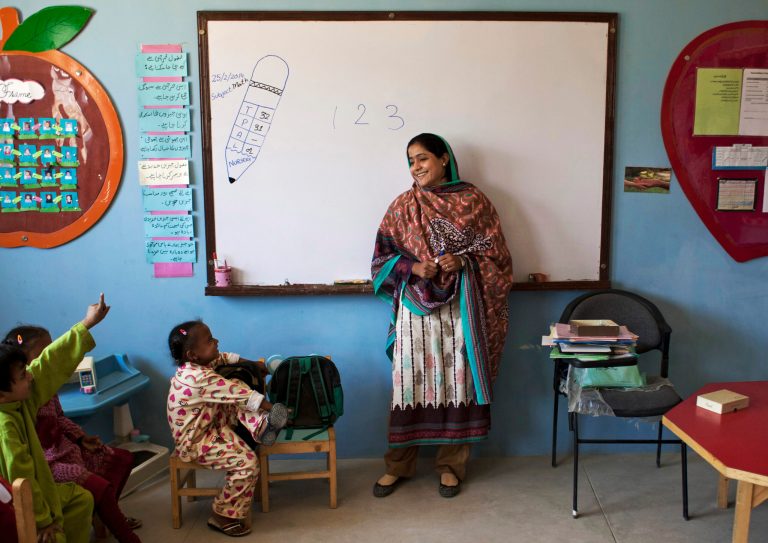 Pakistani woman on a mission to educate children