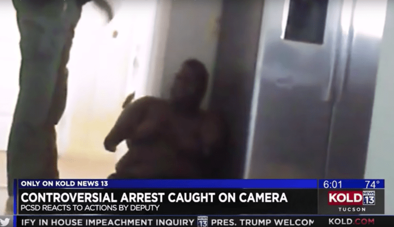 'Horrific' video of officer pinning down teenager without arms or legs leads to investigation