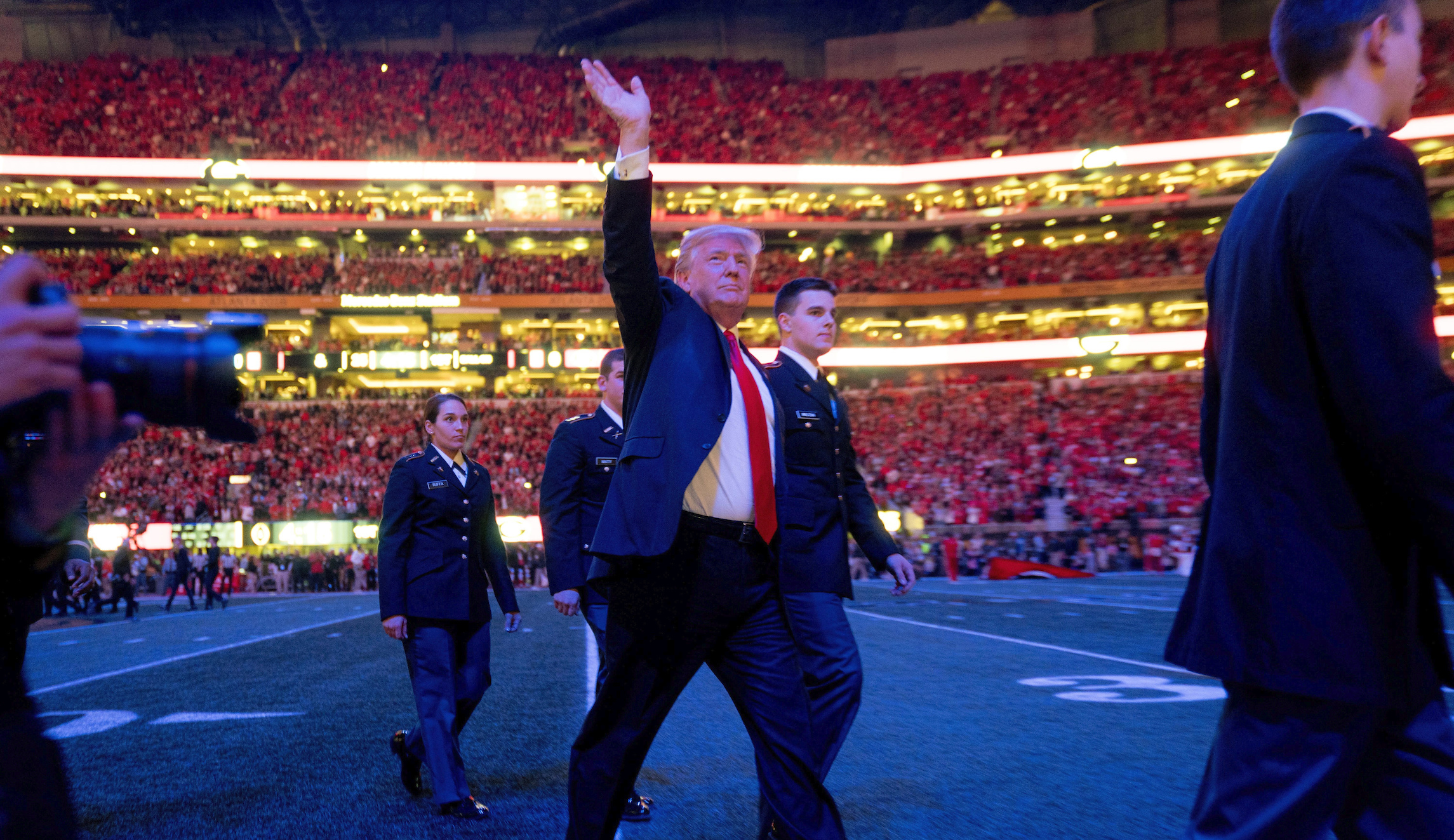 Alabama student government threatens to pull reserved seats of students who protest Trump