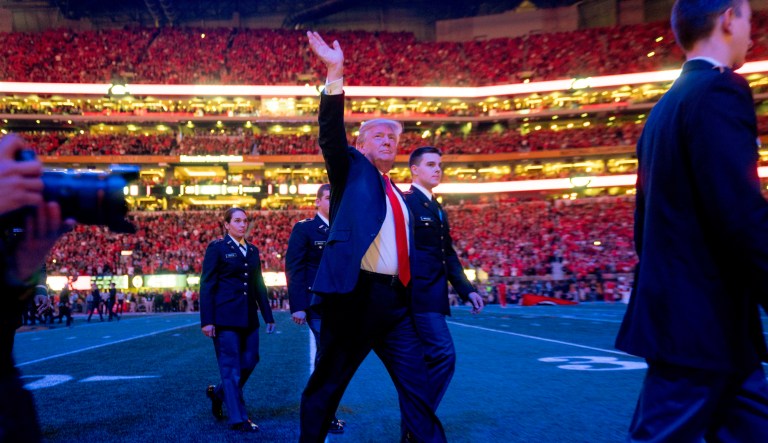 Alabama student government threatens to pull reserved seats of students who protest Trump