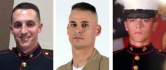 Read about the Marines killed in action in Afghanistan last week