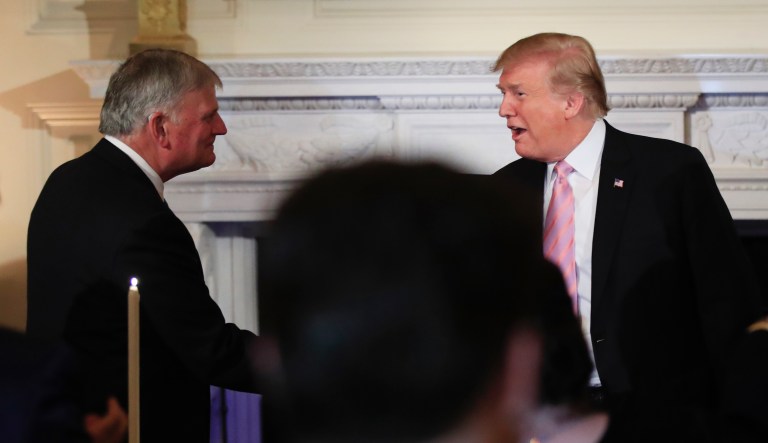 How evangelical leaders conflate religion and politics