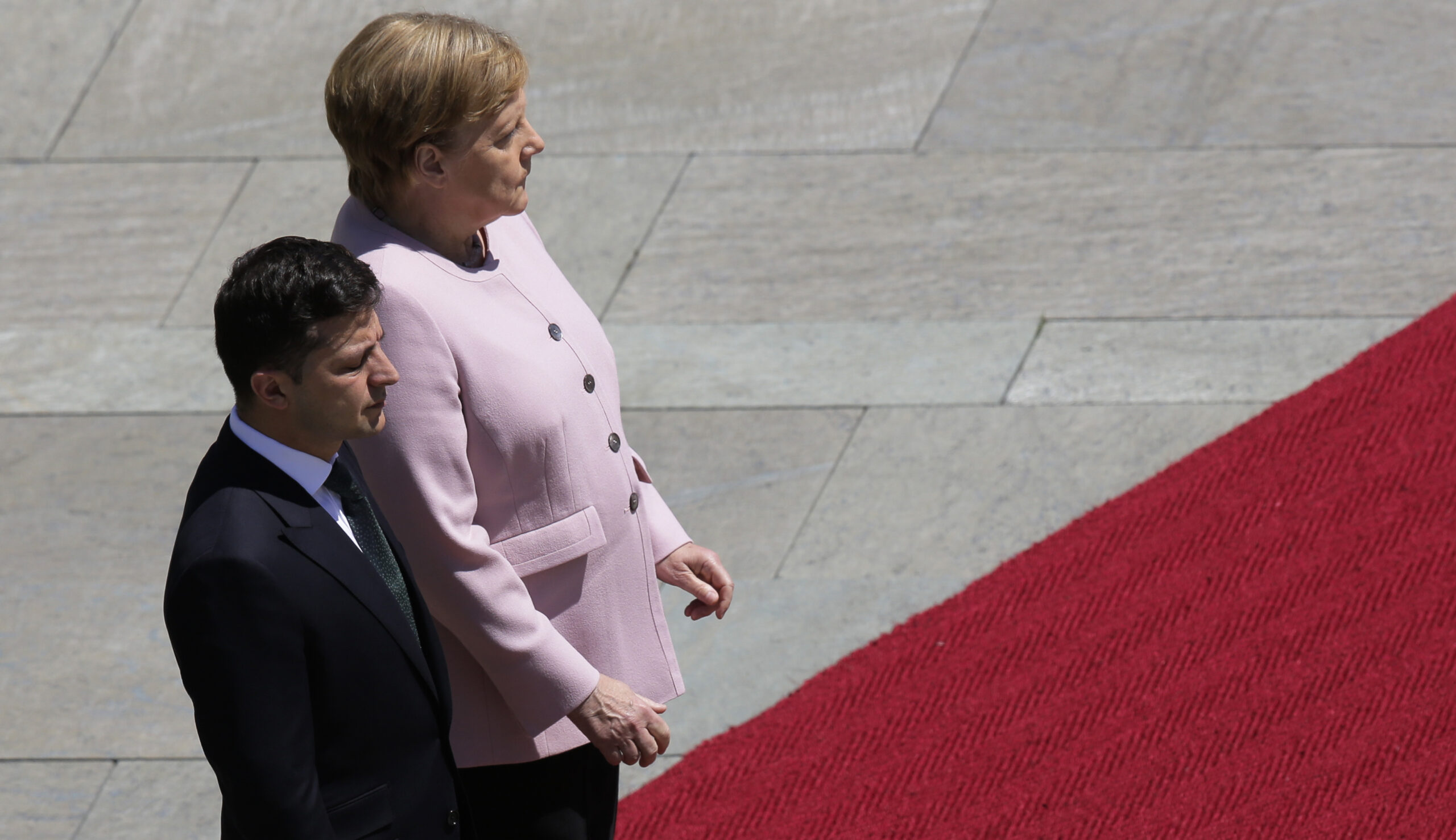WATCH: Angela Merkel filmed shaking during German national anthem