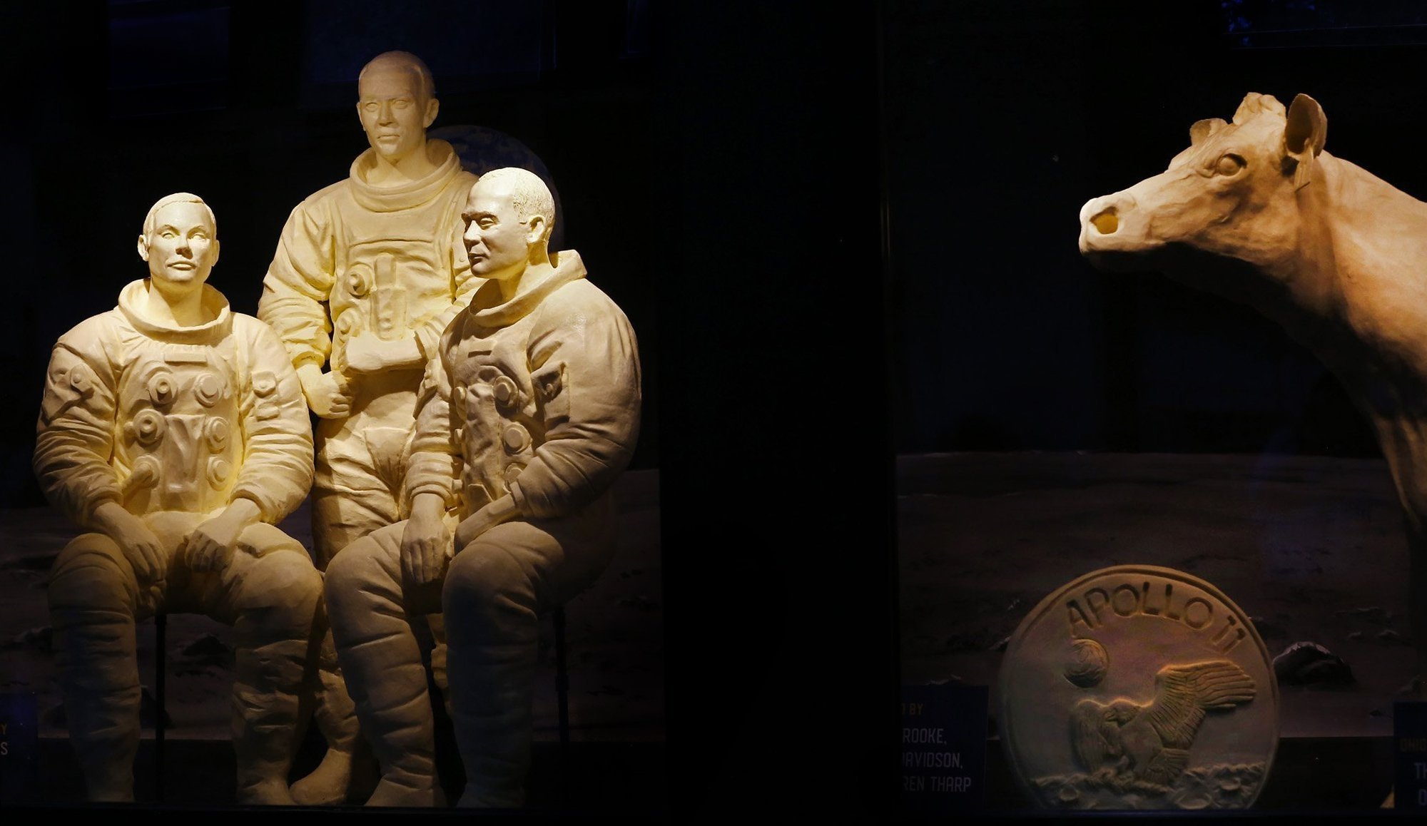 Ohio state fair remembers moon landing with butter astronauts
