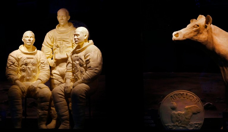 Ohio state fair remembers moon landing with butter astronauts