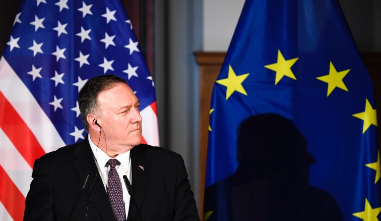 Mike Pompeo echoes Reagan at the Berlin Wall