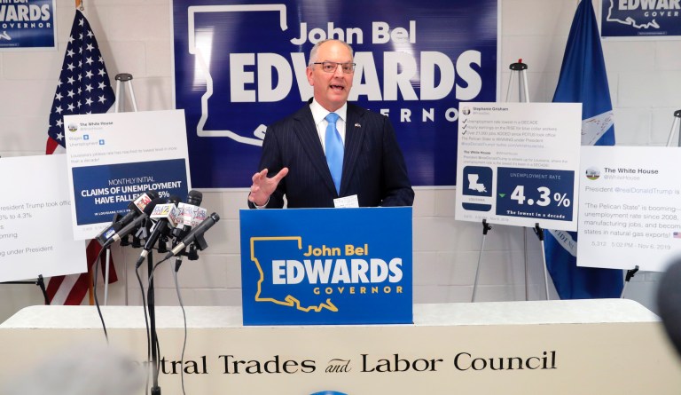 Louisiana Gov. John Bel Edwards wins reelection in second straight loss for Trump-allied GOP candidate