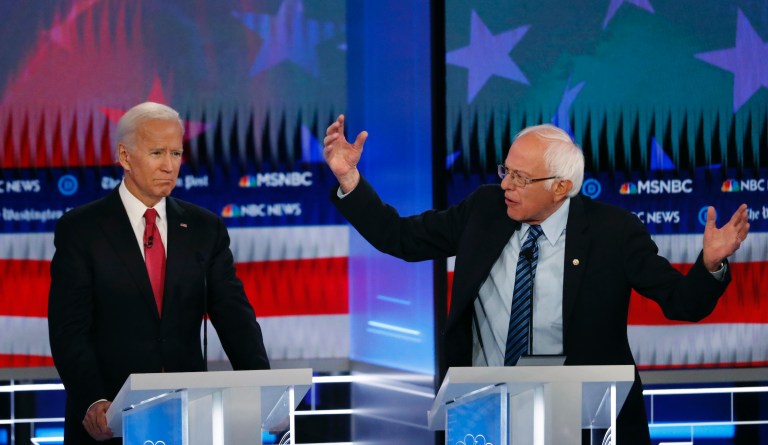 'I am the clear front-runner': Biden says Democratic nomination is his to lose