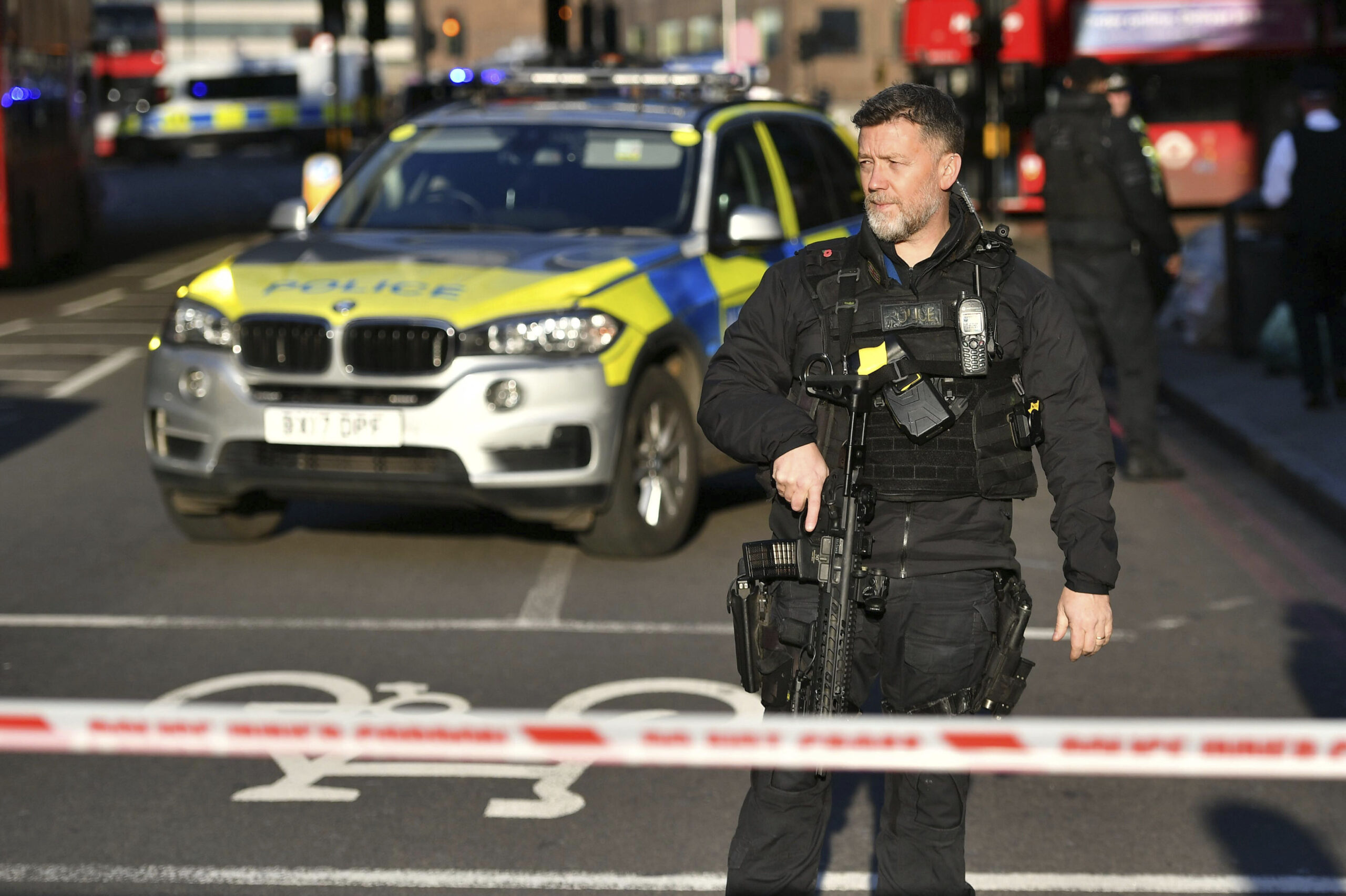 Police shoot man dead who killed two in terrorist knife attack on London Bridge