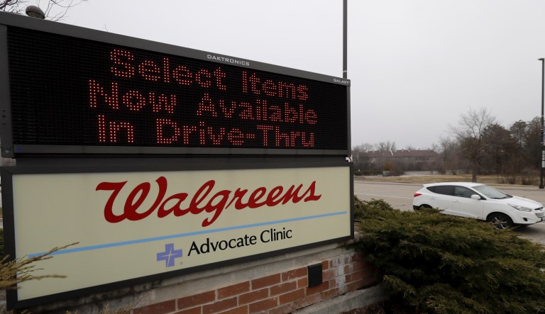 Walgreens to open drive-thru coronavirus testing stations delivering results in under 15 minutes