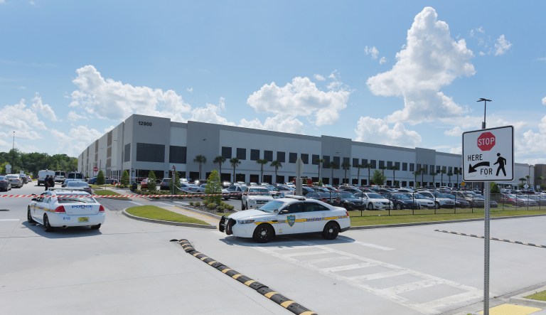 One dead and two injured in shooting outside Amazon facility in Florida